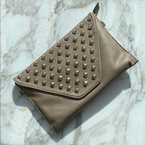 Taupe Clutch